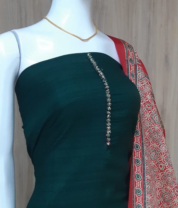 Unstitched Semi Silk Churidar Materials Set DC494-01