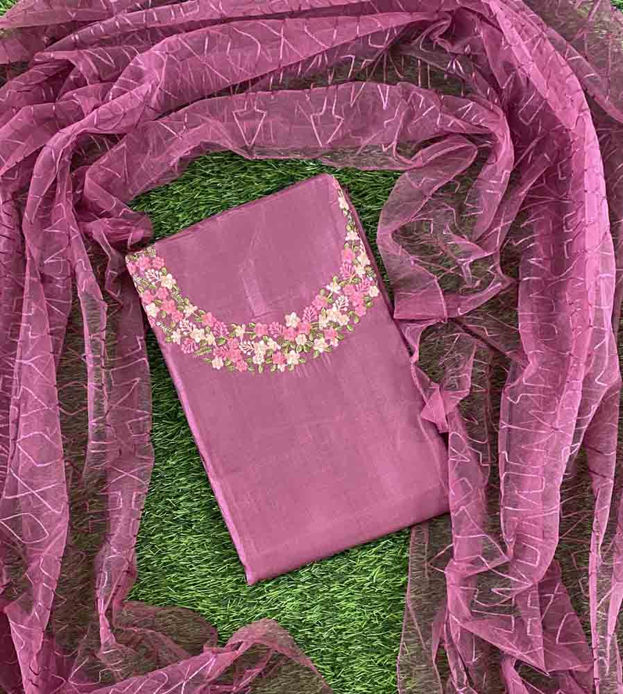 Unstitched Semi Silk Churidar Materials Set DC524-08