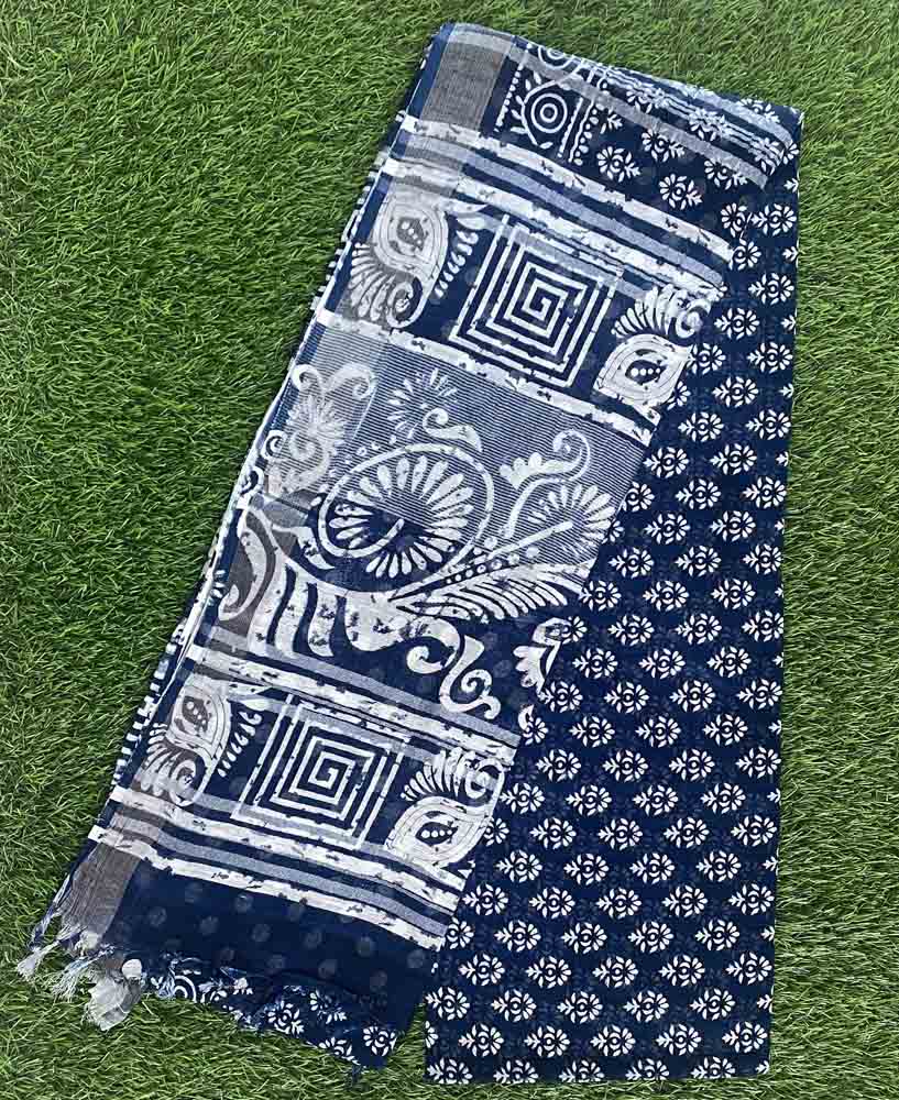 Cotton Linen Saree DS585-05