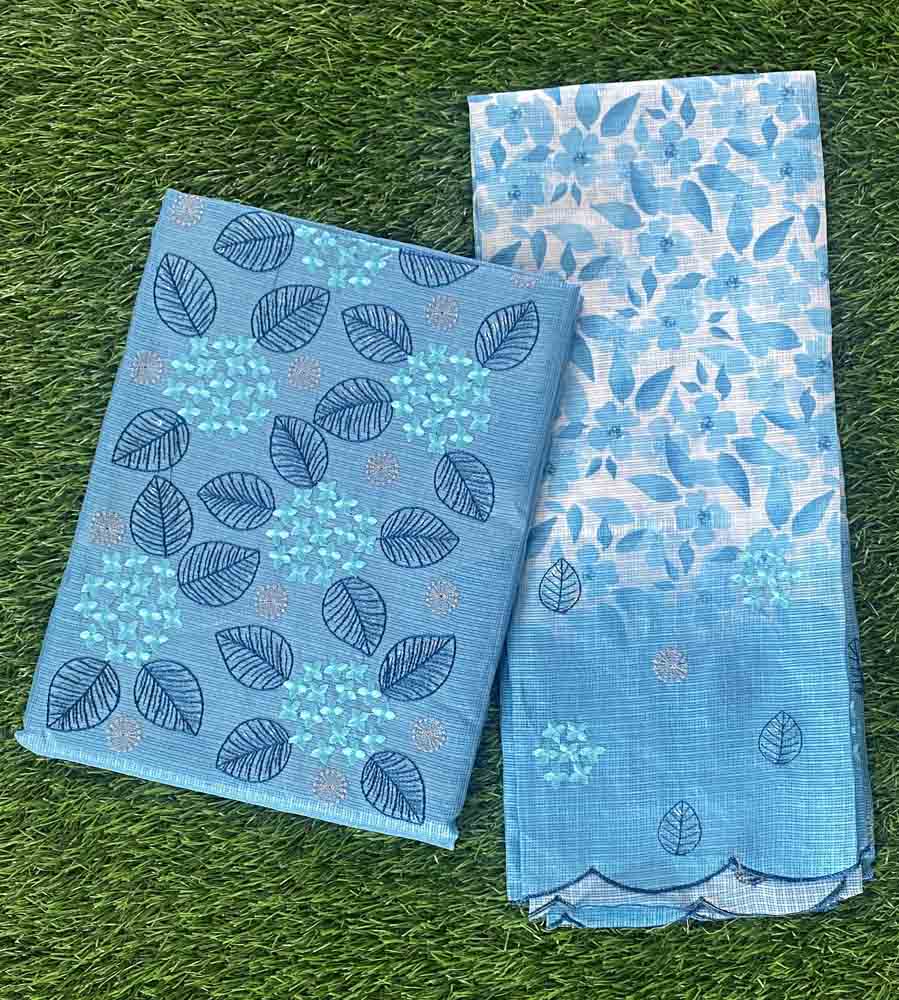 Unstitched Net Kota Churidar Materials Set DC498-01