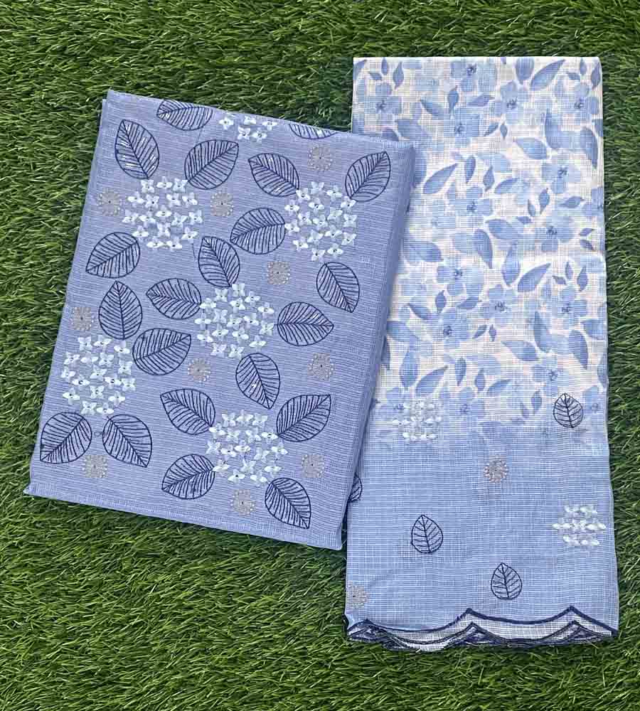 Unstitched Net Kota Churidar Materials Set DC498-03