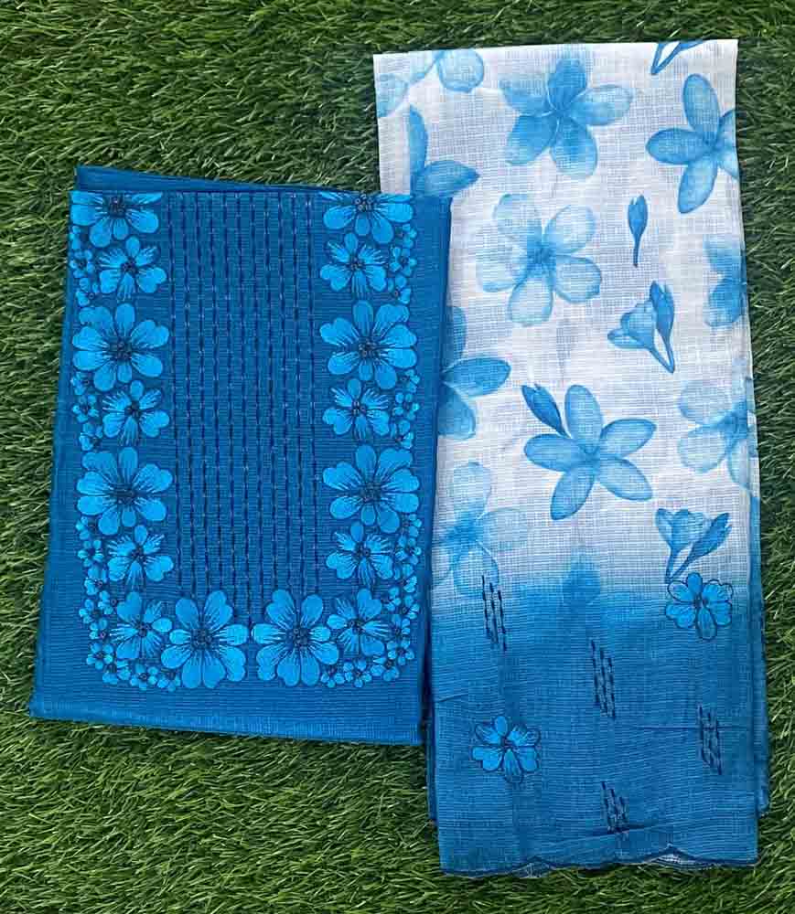 Unstitched Net Kota Churidar Materials Set DC498-07