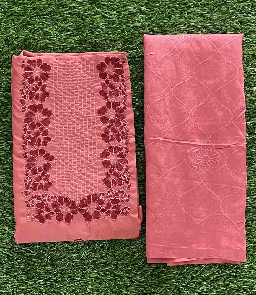 Unstitched Vichitra Silk Churidar Materials Set DC506-04