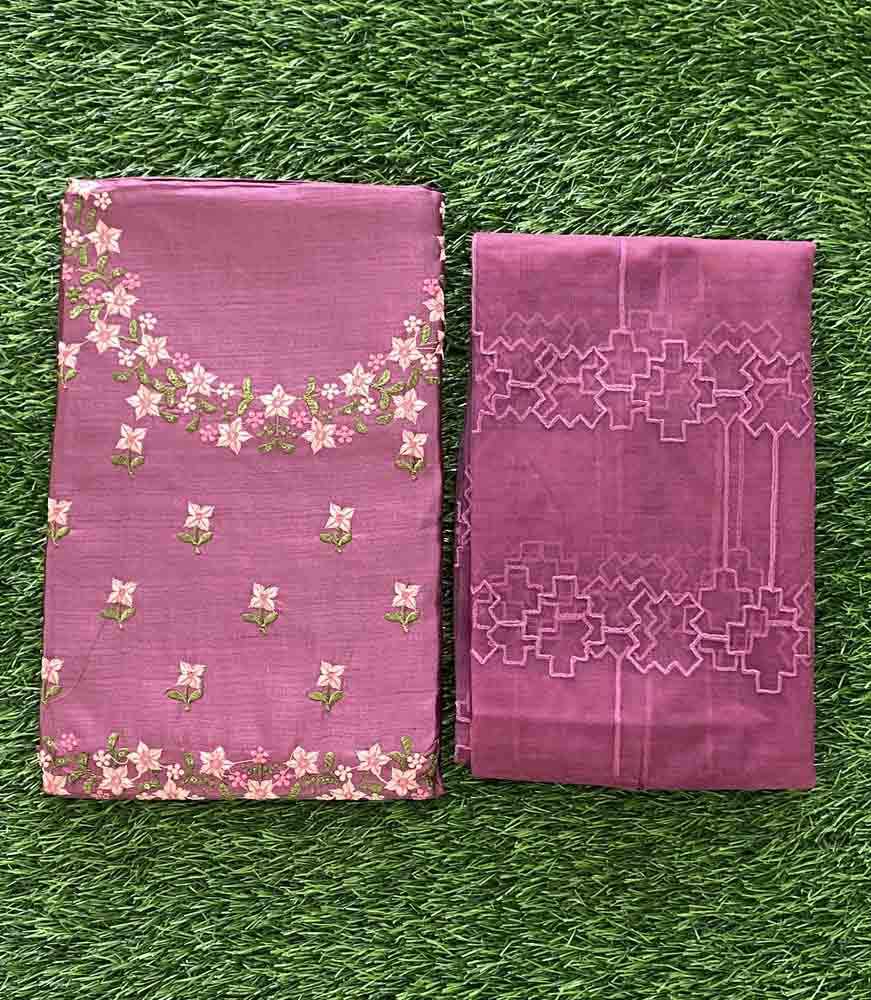 Daily Wear Semi Silk Churidar Materials Set DC542-04