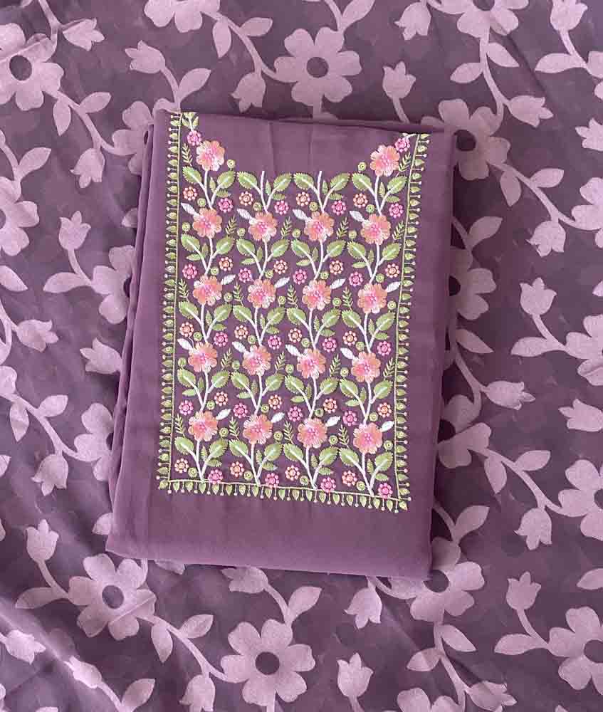 Unstitched Georgette Churidar Materials Set DC545-02