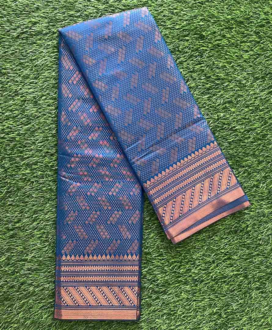 Semi Silk Brocade Saree DS610-01