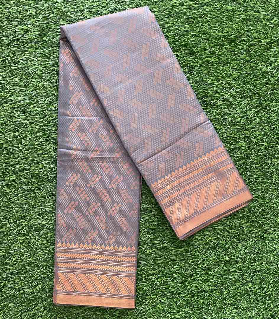 Semi Silk Brocade Saree DS610-07