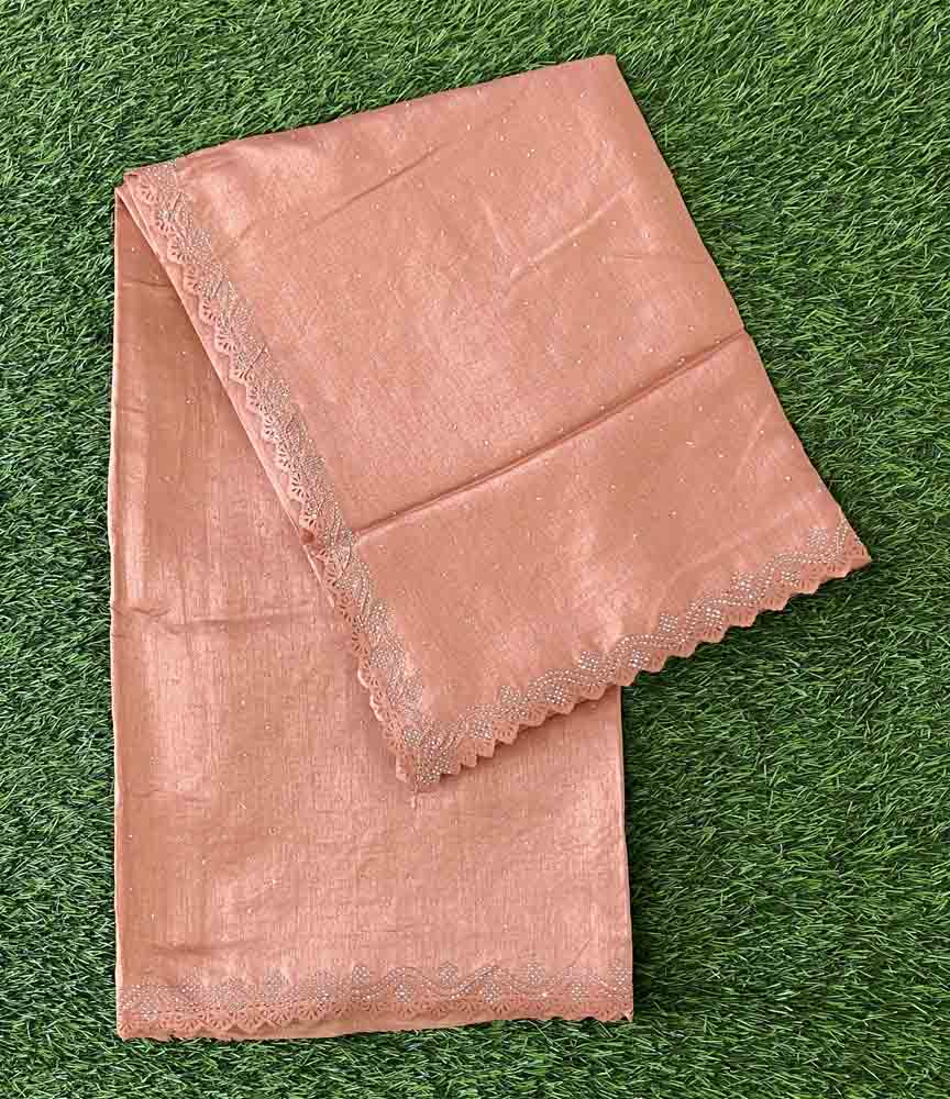 Semi Silk Saree with Stone Work DS622-04