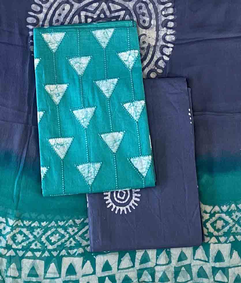 Unstitched Pure Cotton Churidar Materials Set DC568-03