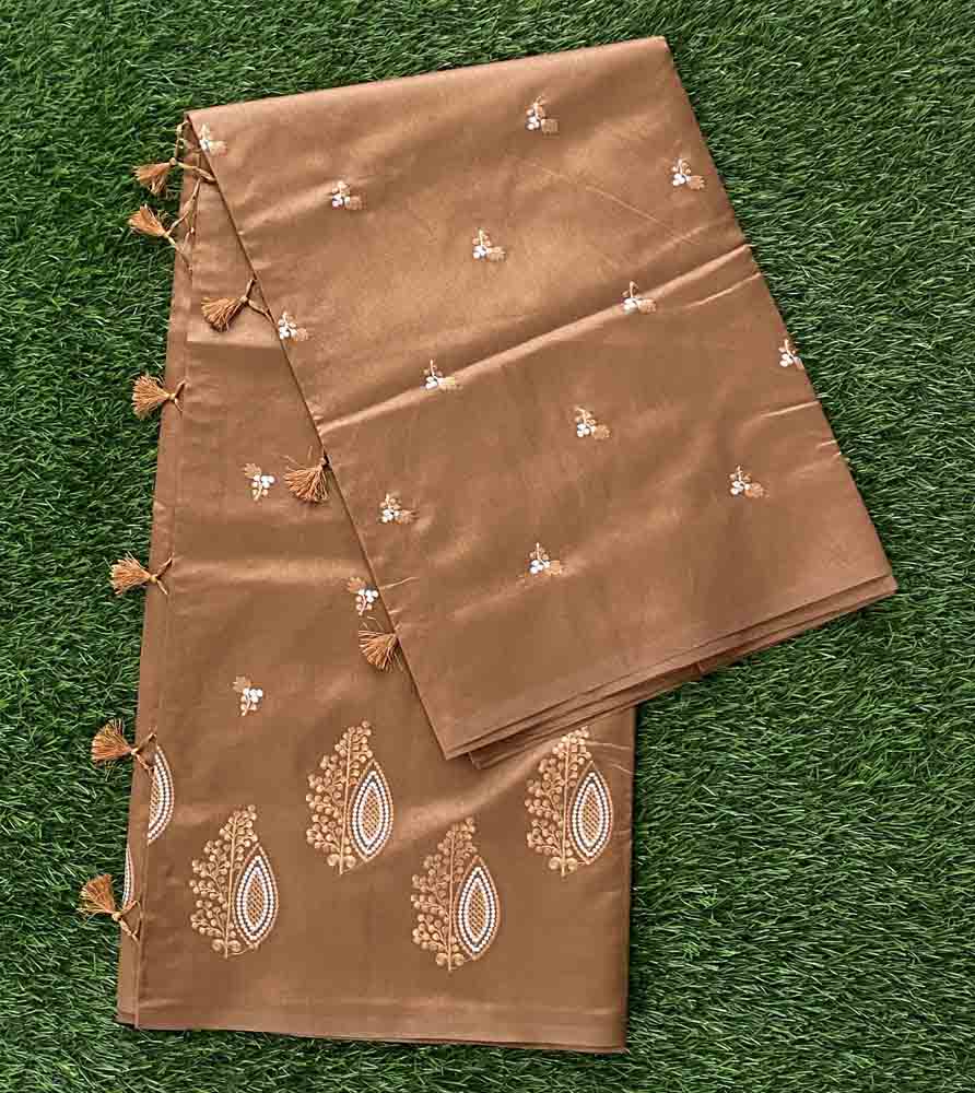 Art Silk Saree with Embroidery DS637-07