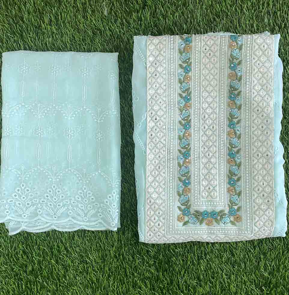 Unstitched Georgette Churidar Materials Set DC567-02