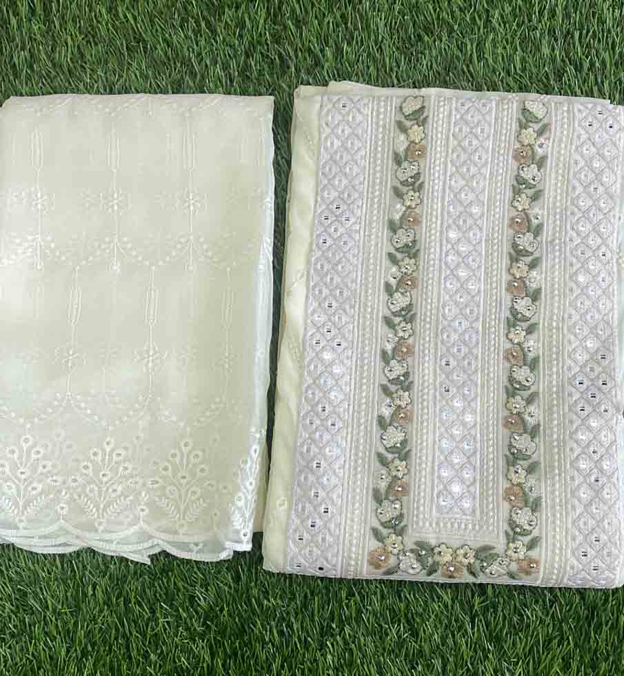 Unstitched Georgette Churidar Materials Set DC567-04