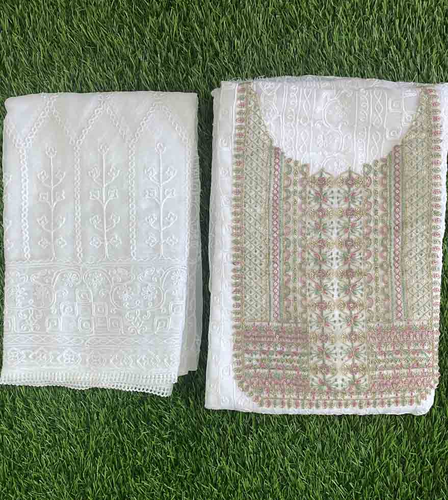 Unstitched Georgette Churidar Materials Set DC567-06