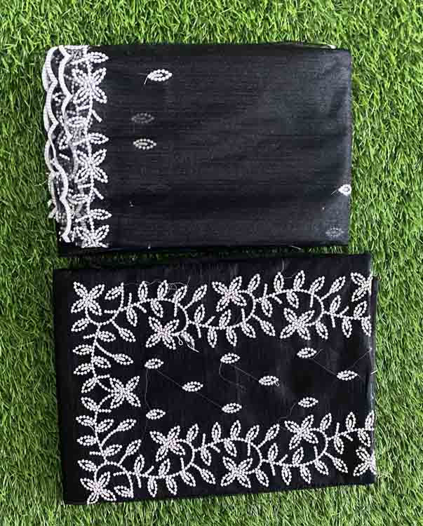 Unstitched Jimmy Choo Churidar Materials Set with Embroidery DC559-07