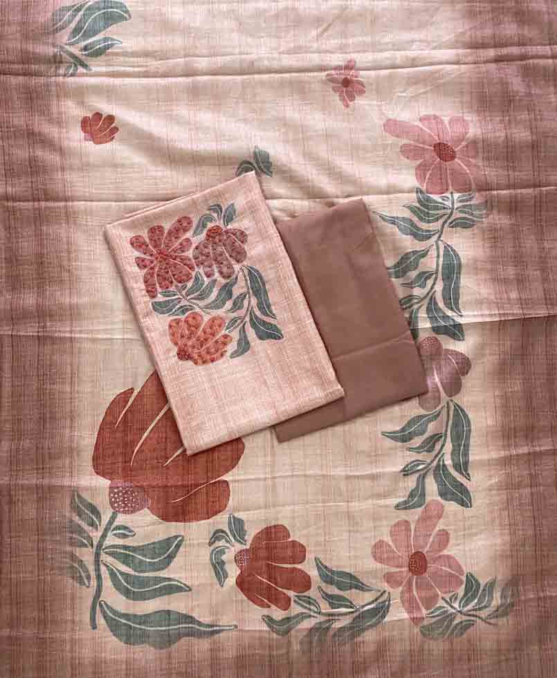Matka Tusser Silk Churidar Materials Set DC566-01