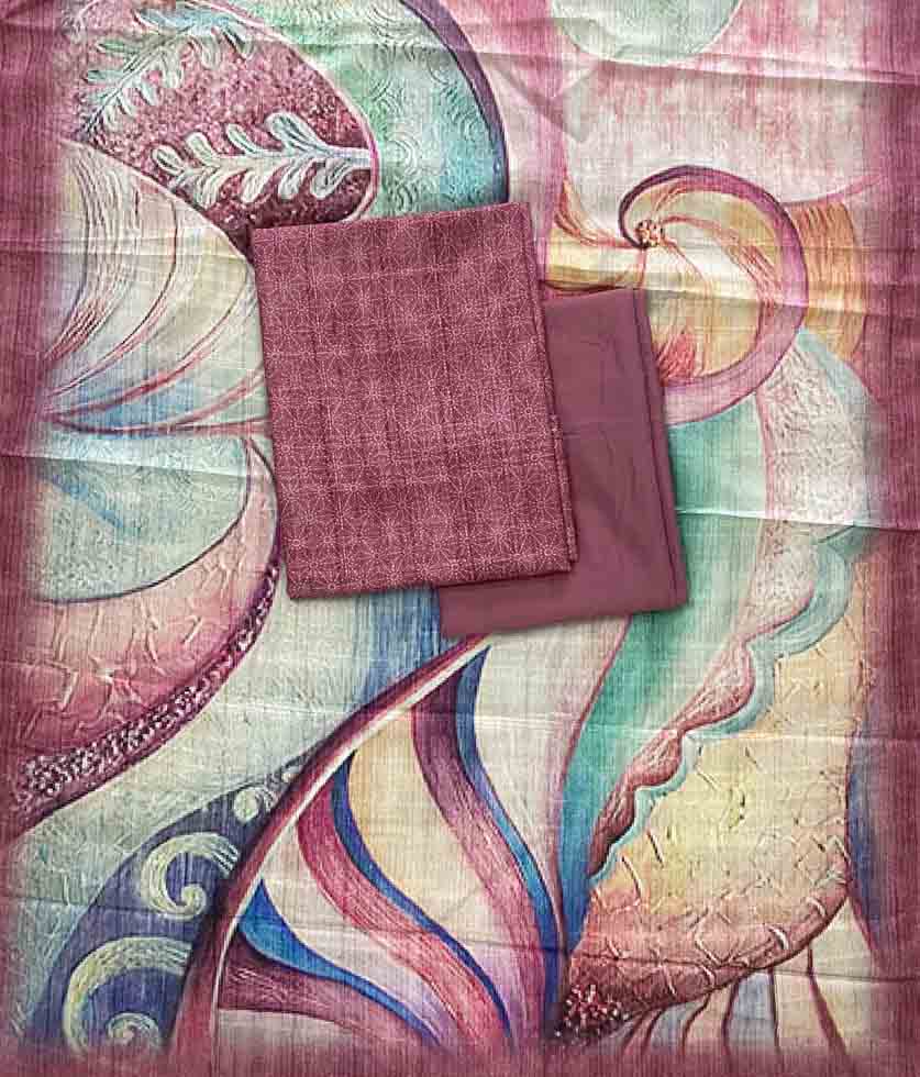 Matka Tusser Silk Churidar Materials Set DC566-05