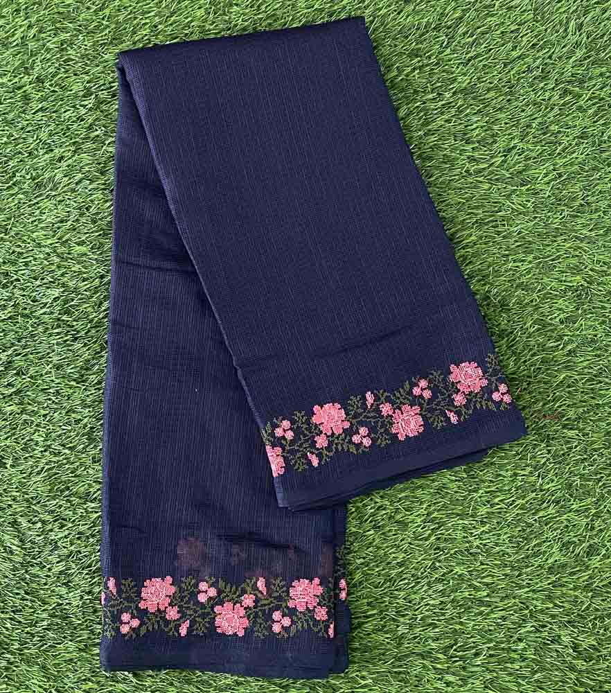 Embroidered Net Kota Silk Saree (Silky Kota Saree) DS657-01