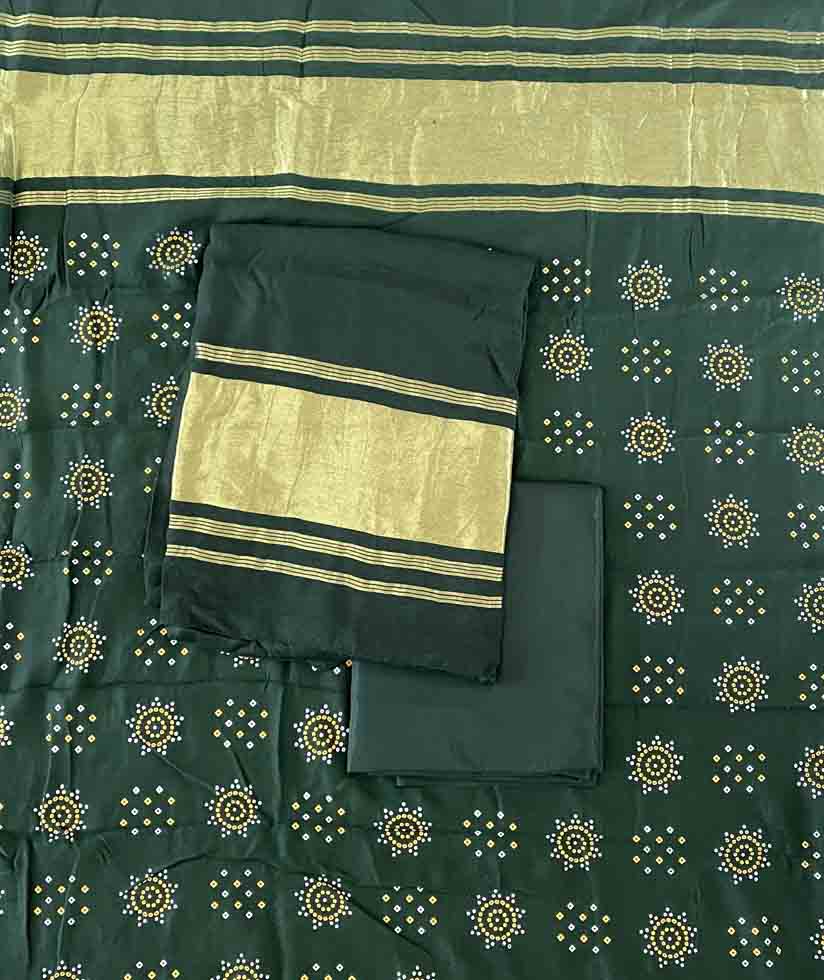 Unstitched Semi Modal Silk Churidar Set DC572-04