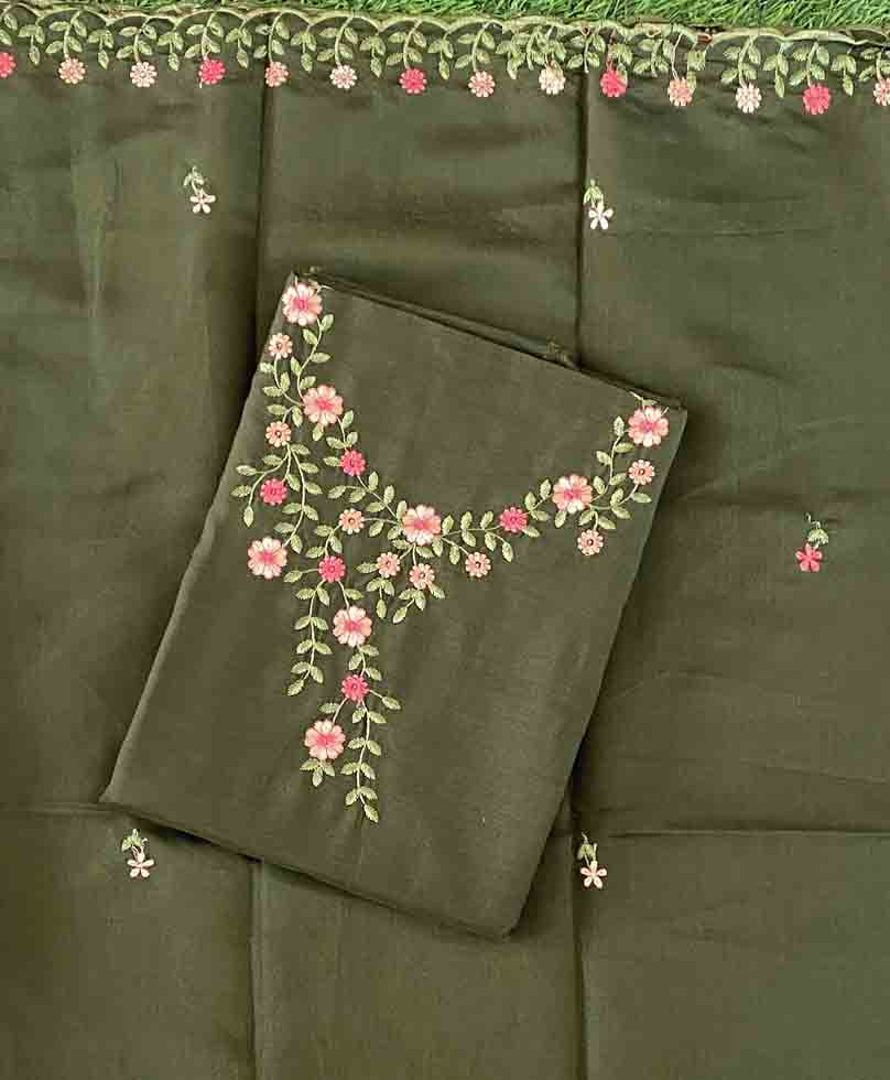Unstitched Semi Silk Churidar Materials Set DC571-01