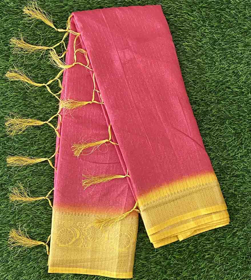 Soft Silk Sarees with Banarasi Border DS654-02