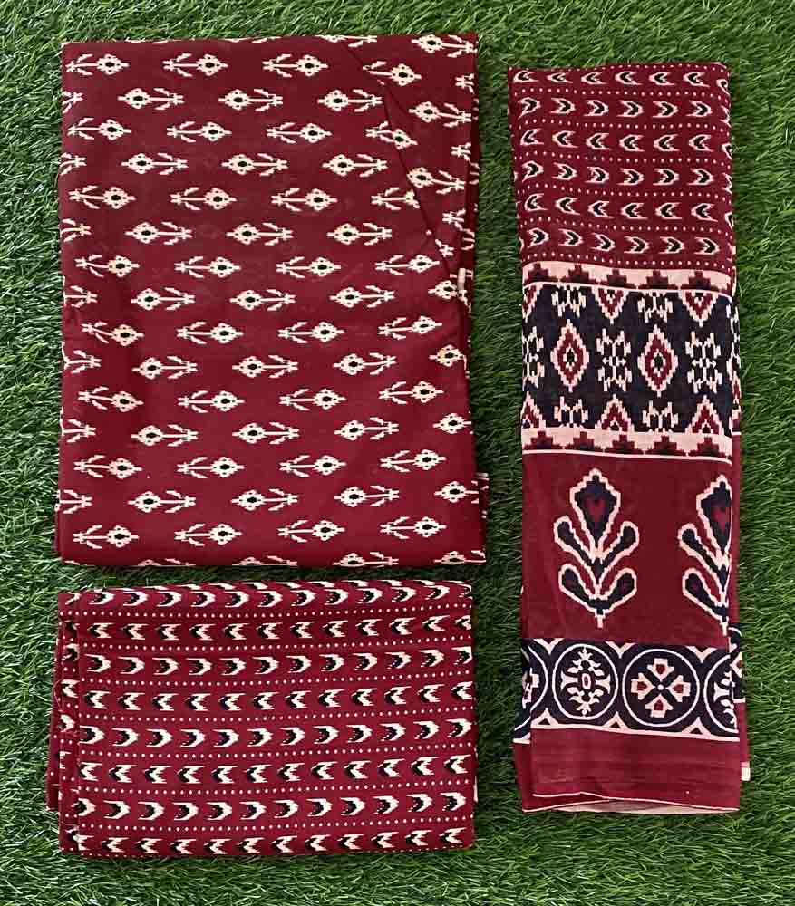 Office Wear Cotton Churidar Materials Set DC604-06