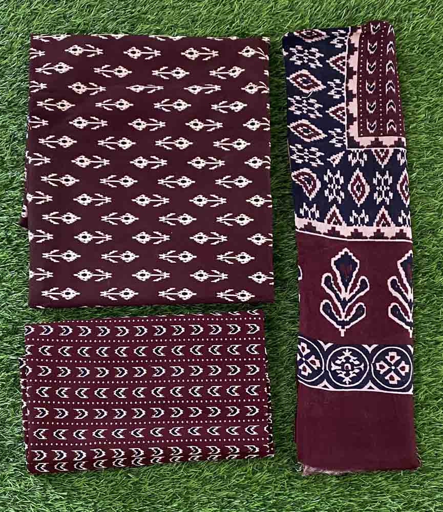 Office Wear Cotton Churidar Materials Set DC604-08