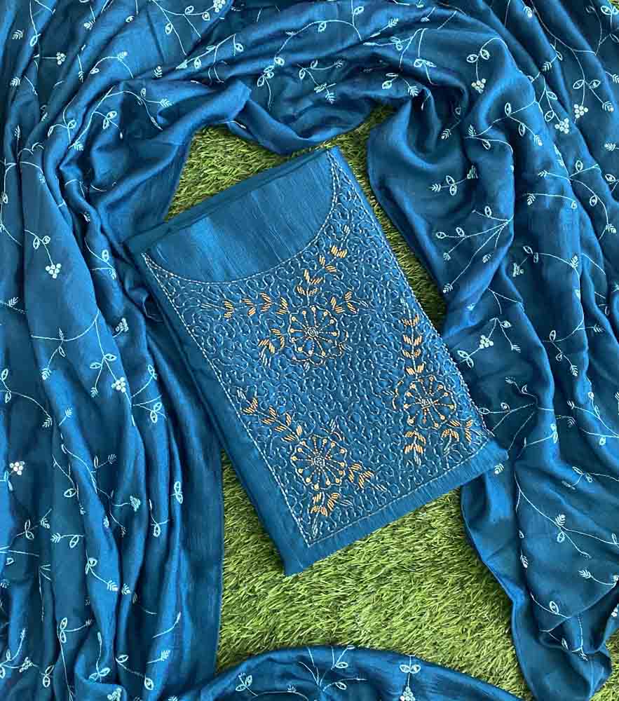 Unstitched Party Wear Churidar Materials Set DC597-03