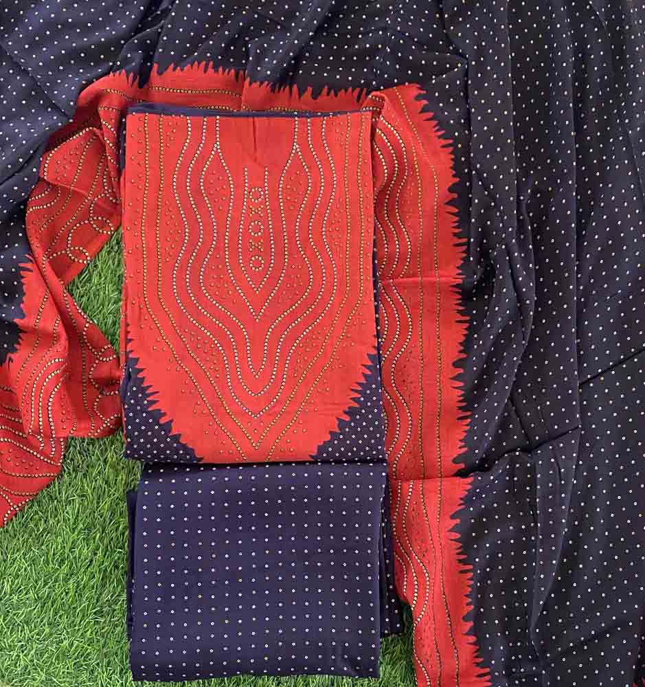 Unstitched Rayon Churidar Materials Set DC607-04