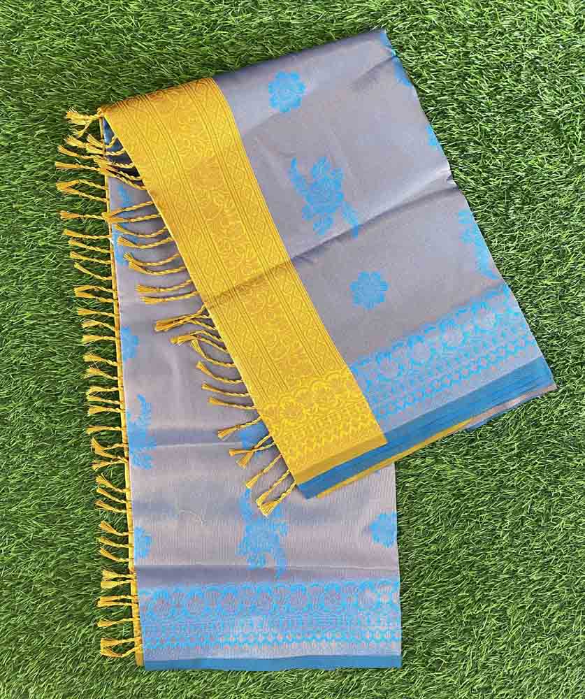 Semi Silk Party Wear Saree DS664-02