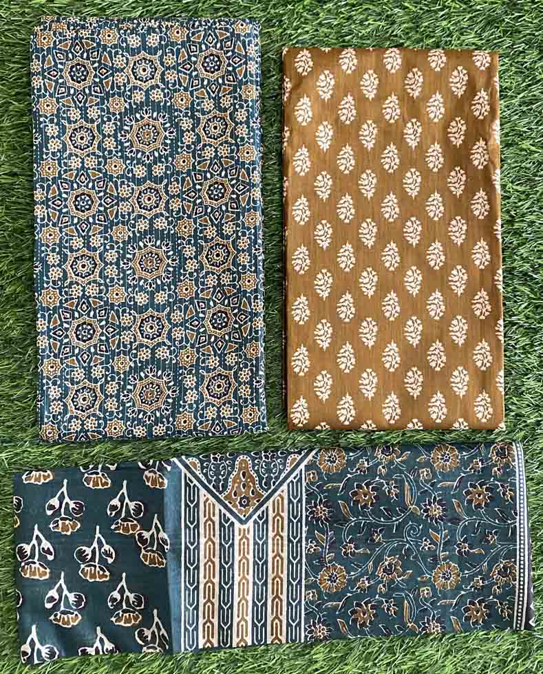 Unstitched Cotton Churidar Materials Set DC609-01