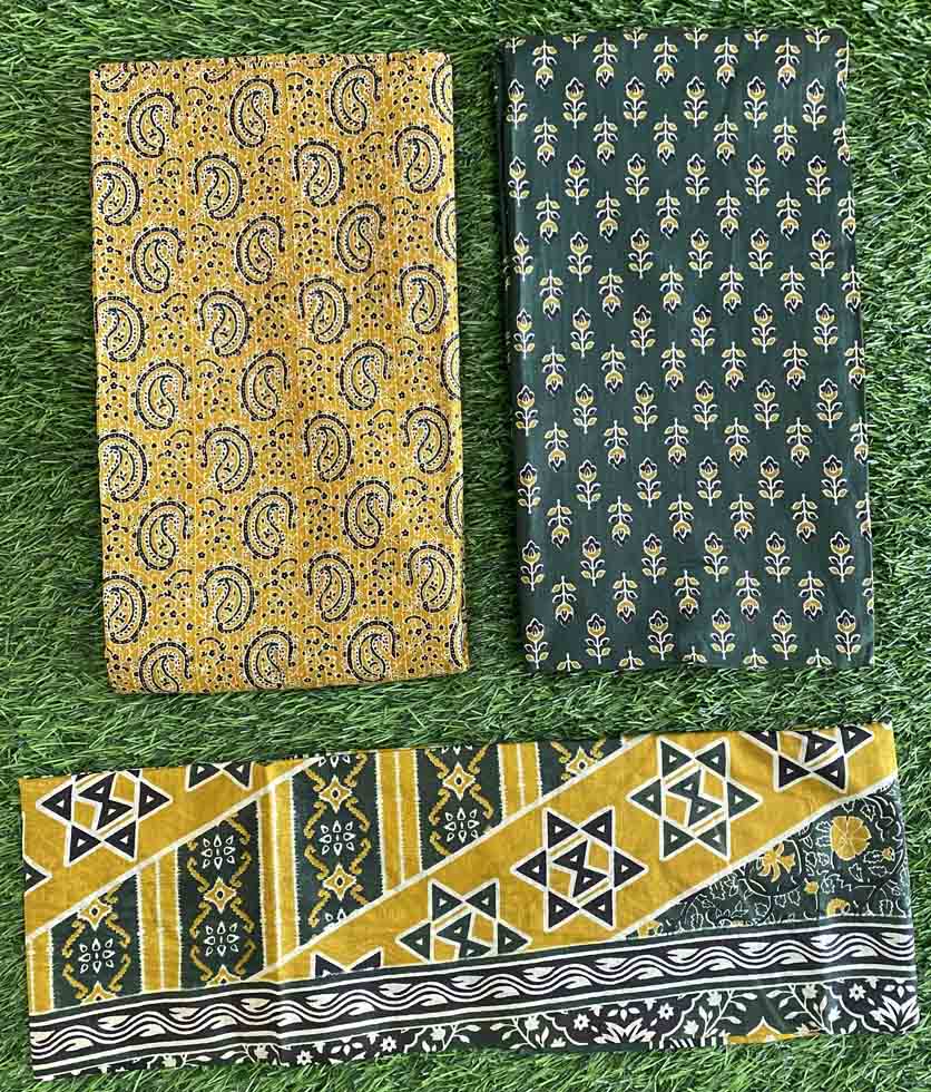 Unstitched Cotton Churidar Materials Set DC609-07