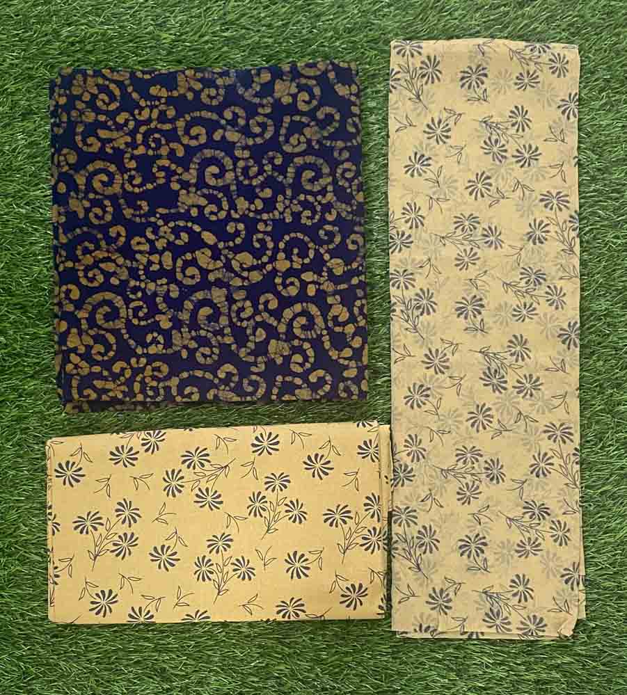 Unstitched Cotton Churidar Materials Set DC633-04