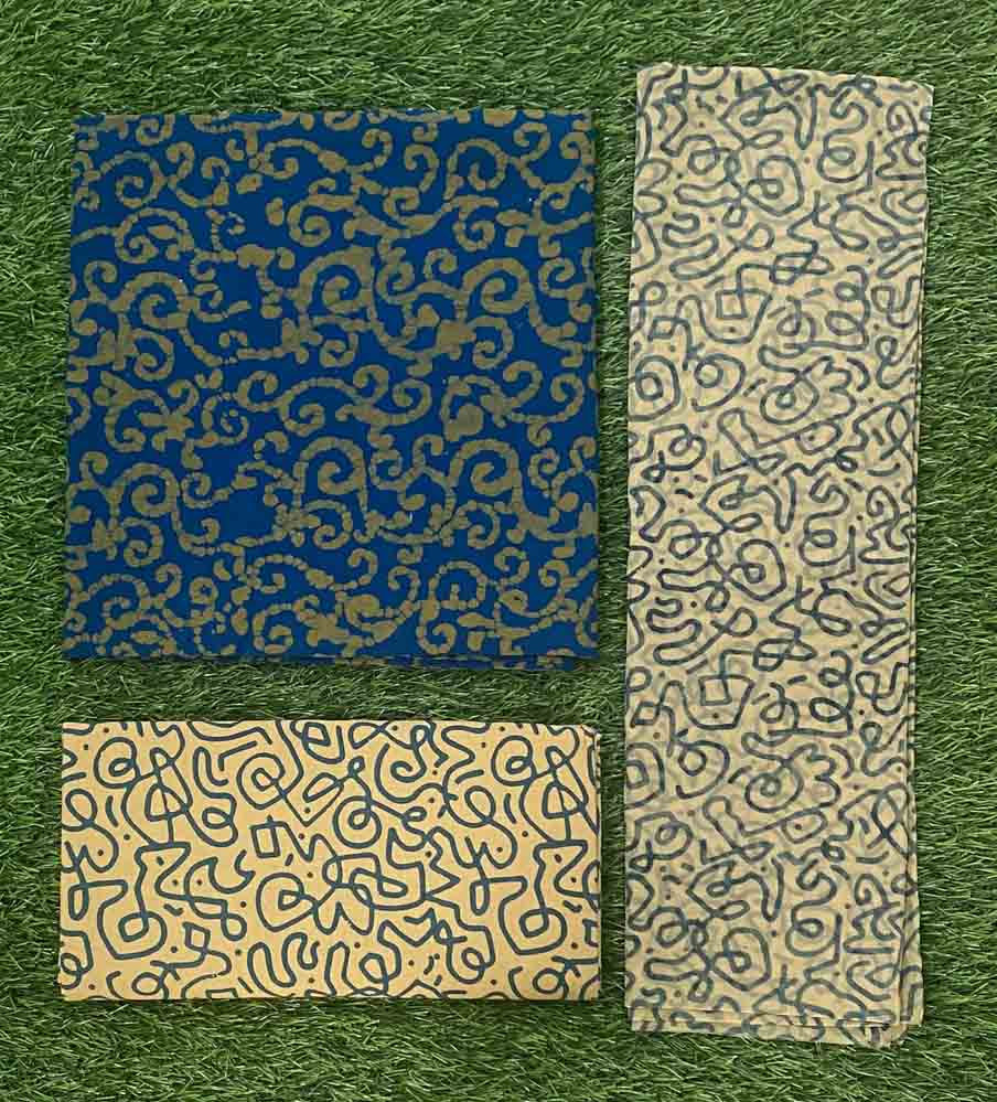 Unstitched Cotton Churidar Materials Set DC633-08