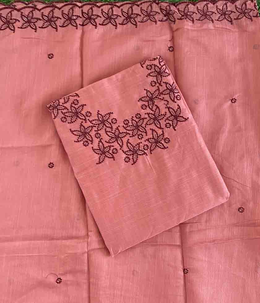 Daily Wear Semi Silk Churidar Materials Set DC610-05