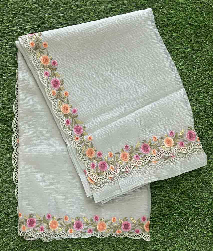 Jimmy Choo Fancy Sarees with Cut Work Embroidery DS688-02
