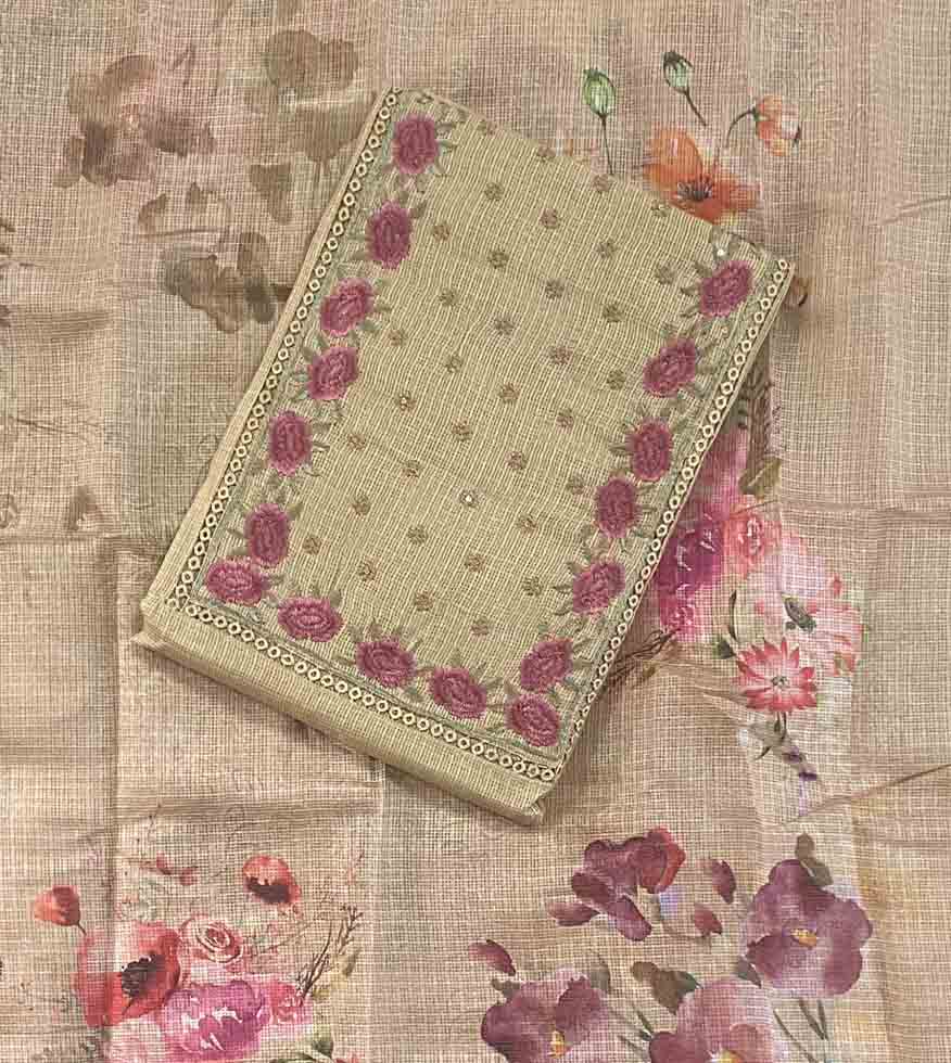 Unstitched Net Kota Churidar Materials Set DC611-09