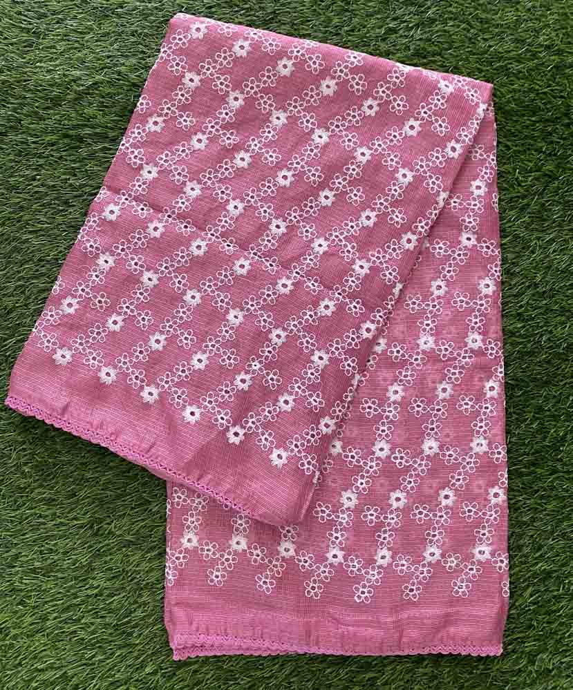 Beautiful Embroidered Net Kota Saree DS701-01