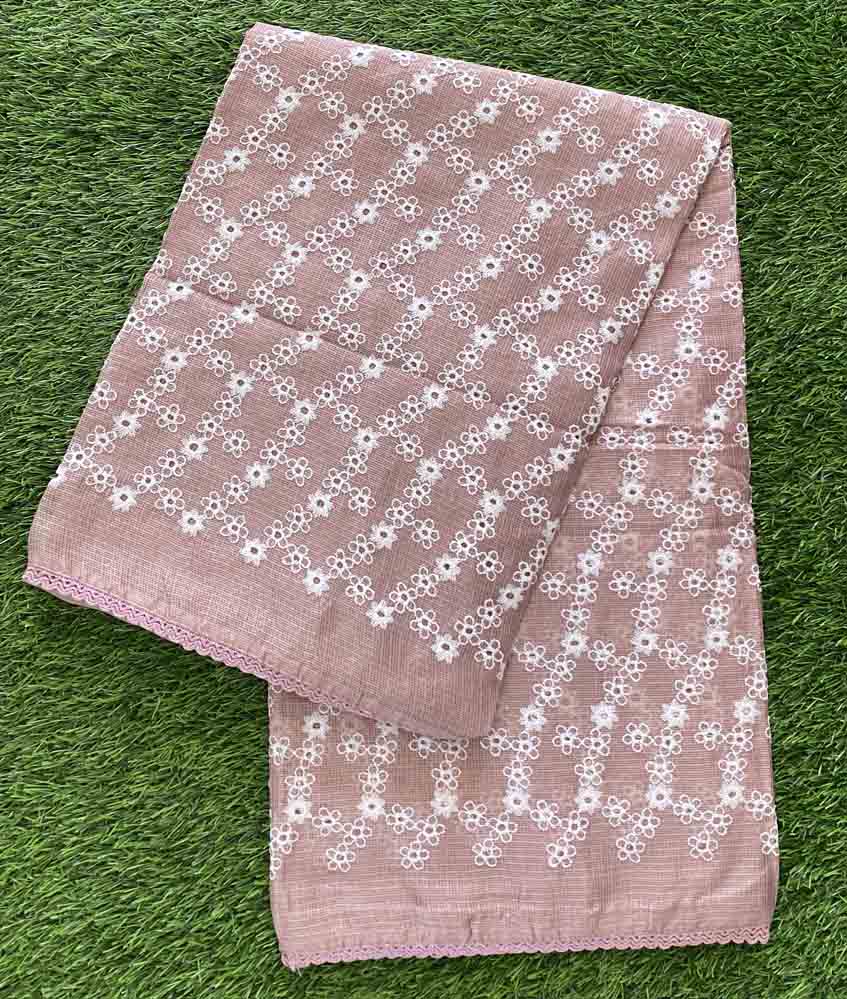 Beautiful Embroidered Net Kota Saree DS701-06