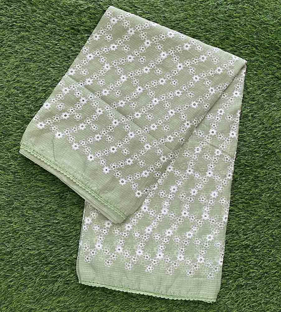 Beautiful Embroidered Net Kota Saree DS701-08