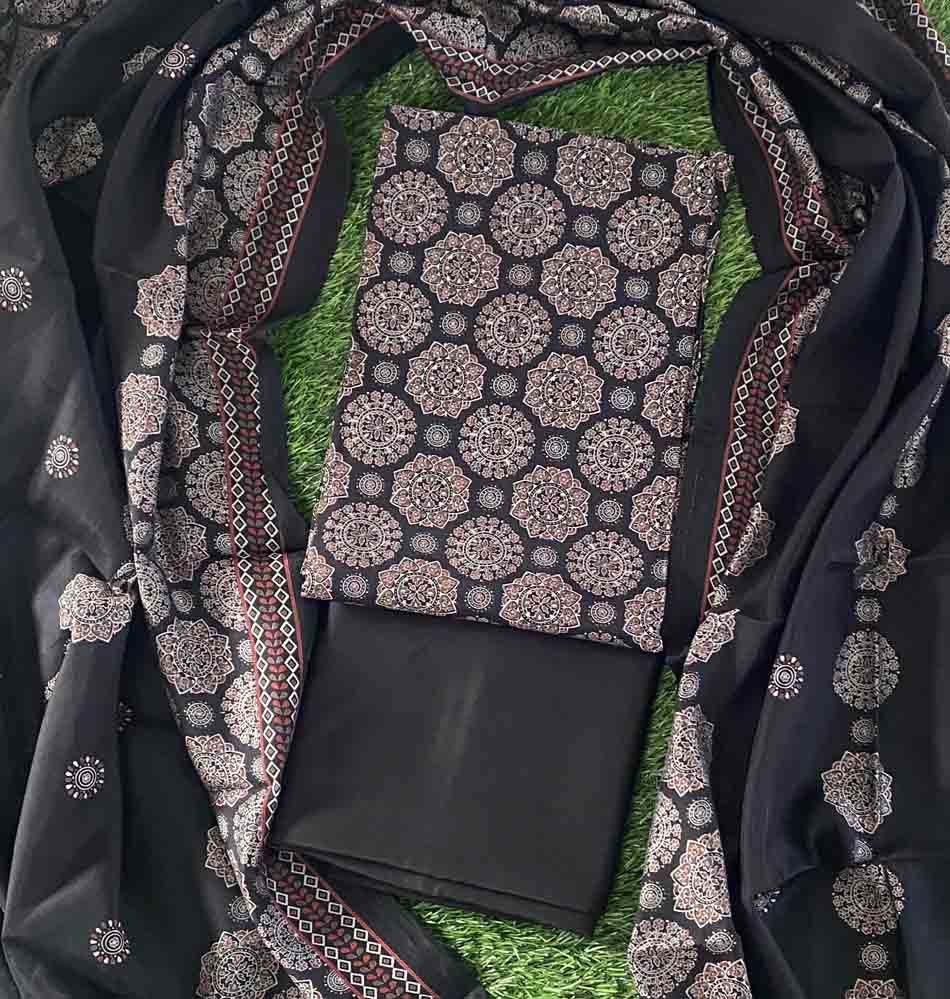 Unstitched Semi Modal Silk Churidar Materials Set DC615-06