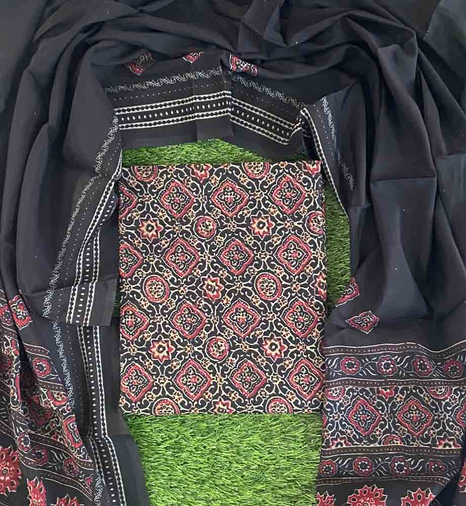 Unstitched Semi Modal Silk Churidar Materials Set DC615-10
