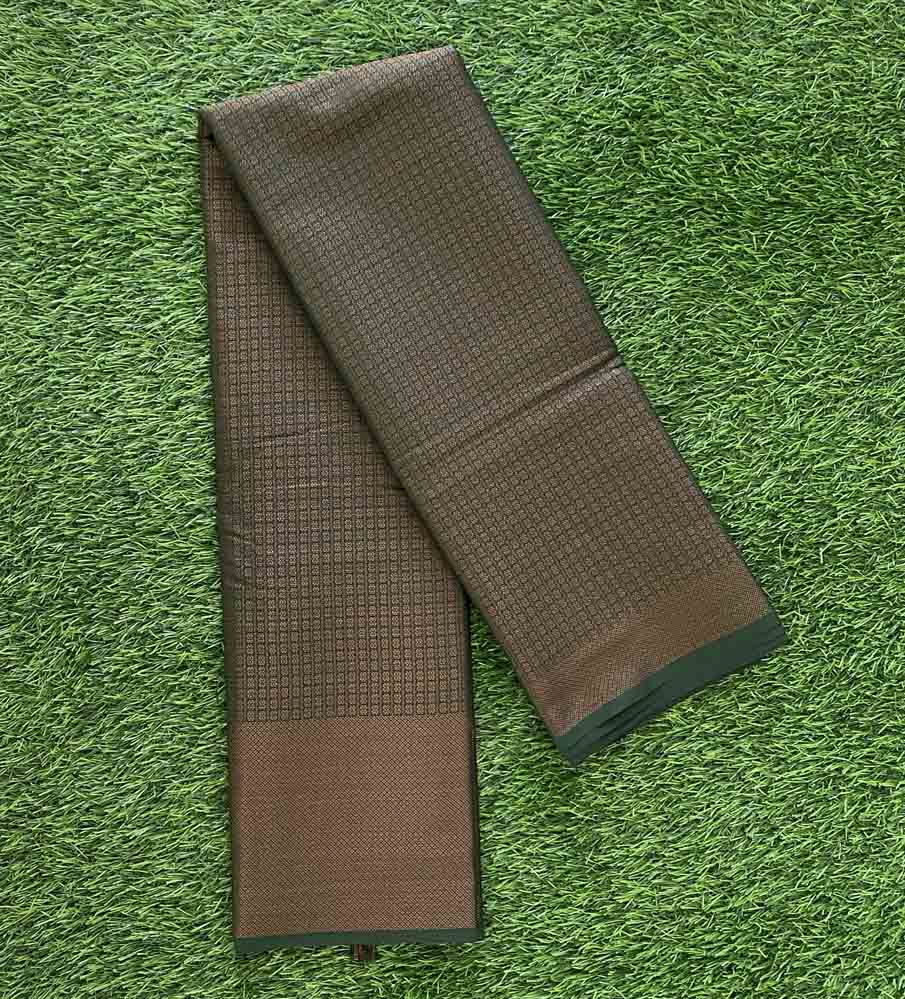 Semi Silk Brocade Saree DS692-04