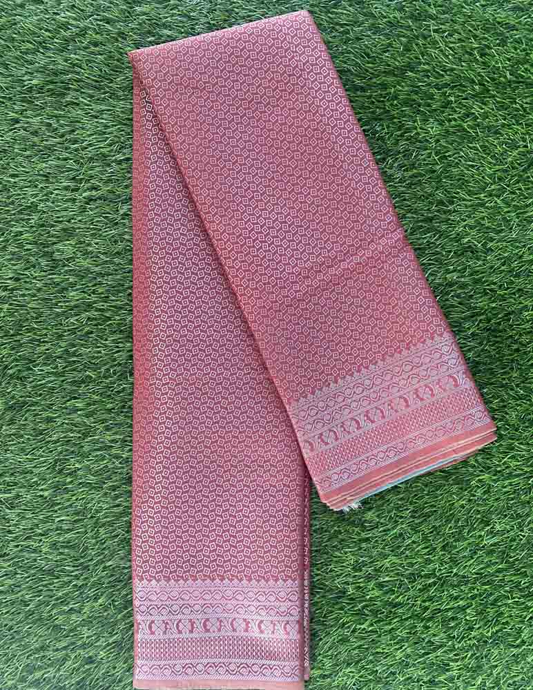 Semi Silk Brocade Saree DS689-01