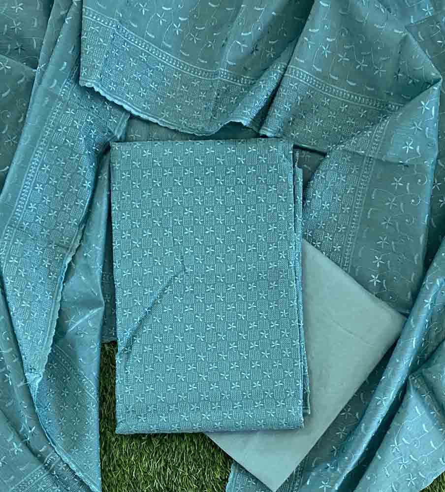 Unstitched Tissue Silk Churidar Materials Set DC618-02