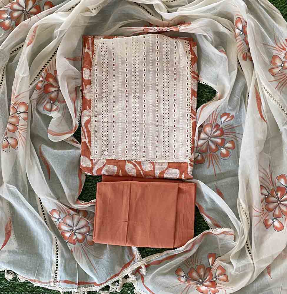 Pure Cotton Churidar Materials Set (Unstitched) DC643-05