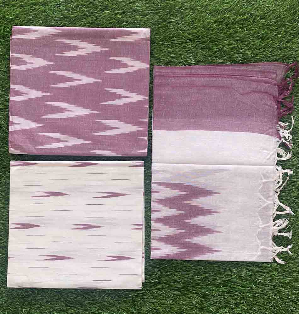 Ikkat Print Cotton Churidar Materials Set DC647-01