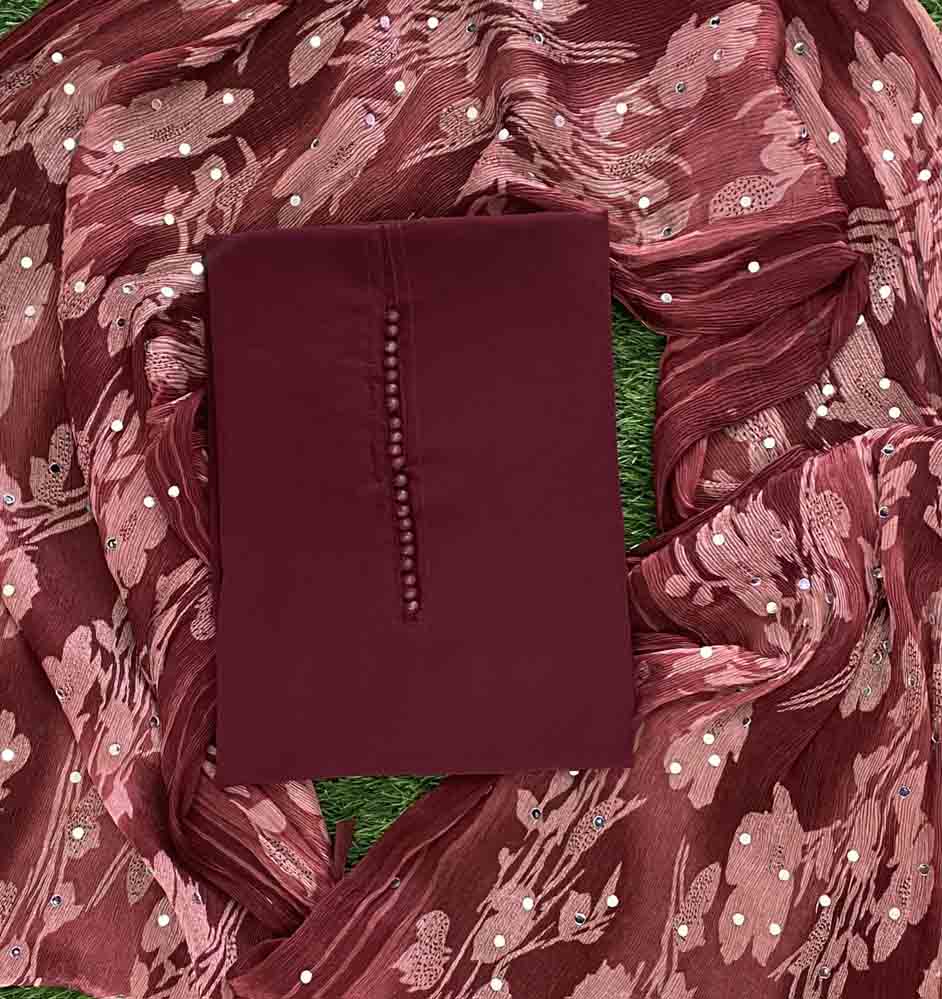 Georgette Churidar Materials Set (Unstitched) DC648-10
