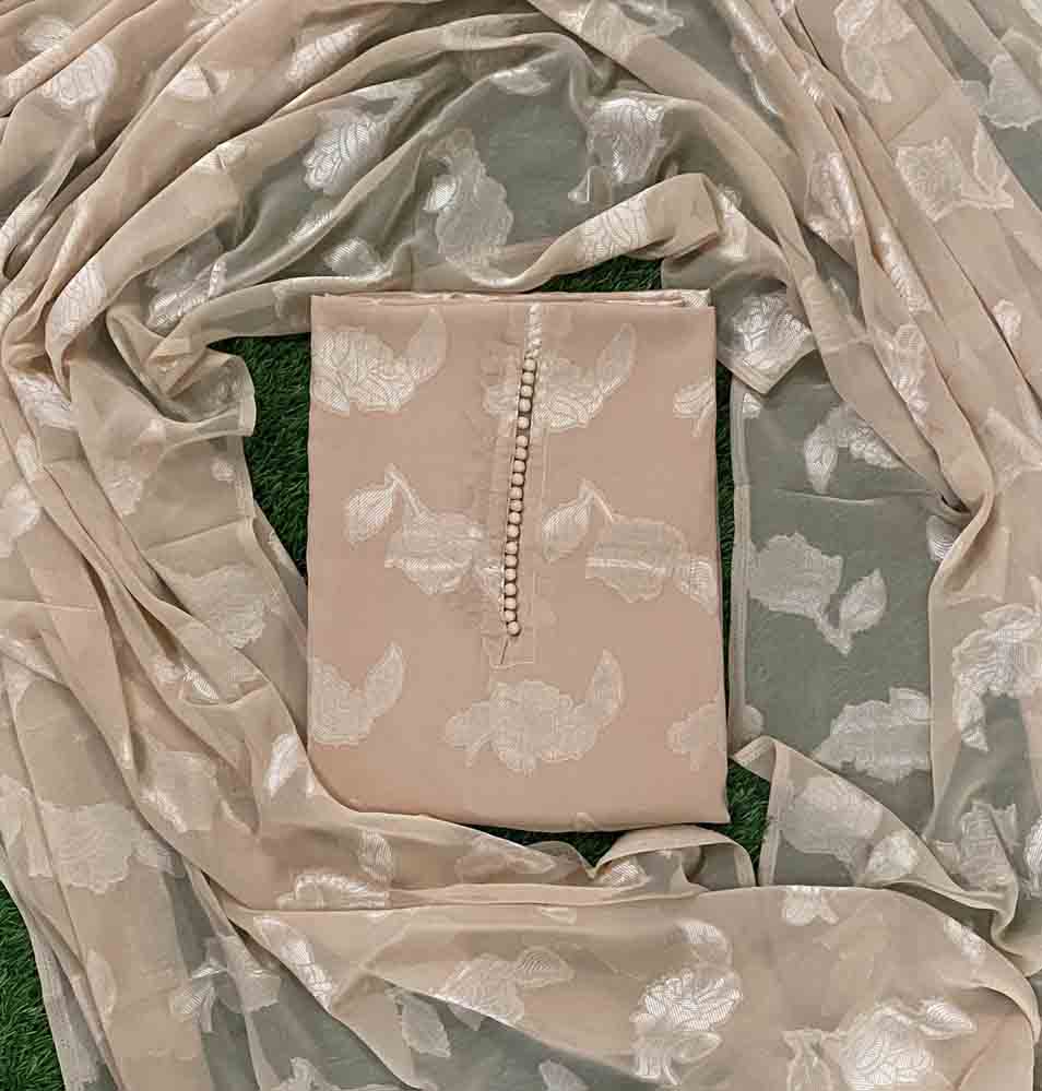 Unstitched Georgette Churidar Materials Set DC652-06