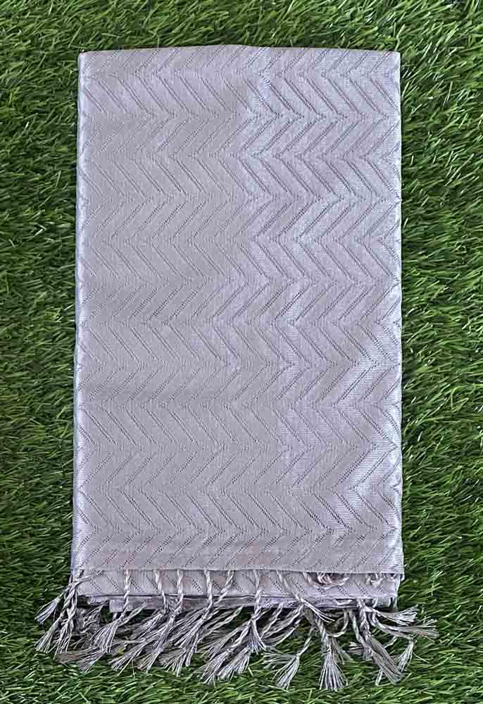 Fancy Plain Net Saree DS715-02