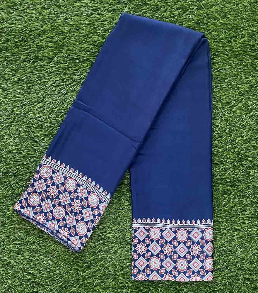 Ajarak Print Semi Modal Silk Saree DS713-09